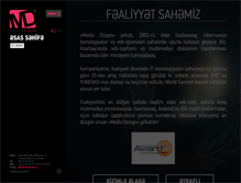 Tablet Screenshot of mediadesign.az