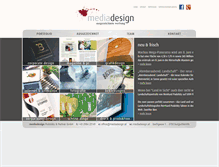 Tablet Screenshot of mediadesign.at